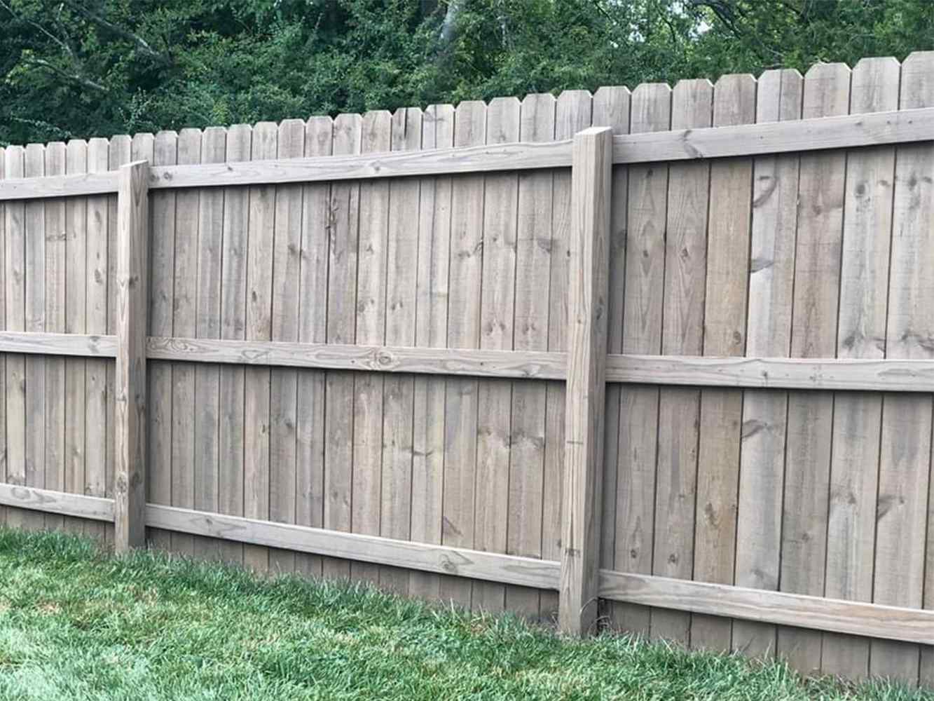 Nashville Wood Fences Pre-Staining project photo